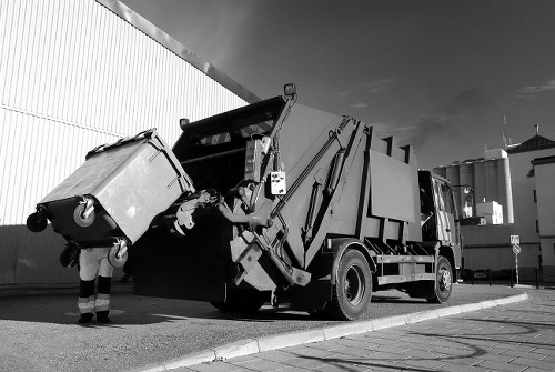 Professional furniture clearance team removing items from a home in Victoria